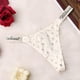 thumbnail image 3 of victoria Secret Sexy Mujeres Sin Costuras Carta De Lujo Diamantes De Imitación Lencería G String Diseño Confort Satén Ropa Interior Íntima Rosa, 3 of 3