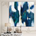 thumbnail image 1 of Designart - Blue Glam Texture I - Contemporary Premium Canvas Wall Art, 1 of 1