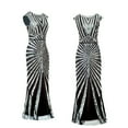 thumbnail image 1 of NECHOLOGY Womens Black And Green Dress Ladies Dress Vintage 1920s Sequin Beaded Tassels Party dresses for women 2022, 1 of 4
