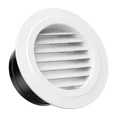 thumbnail image 7 of Adjustable Air Ventilation Cover Round Ducting Ceiling Wall Hole Abs Air Vent Grille Louver Kitchen Bath Air Outlet Fresh System, 7 of 7