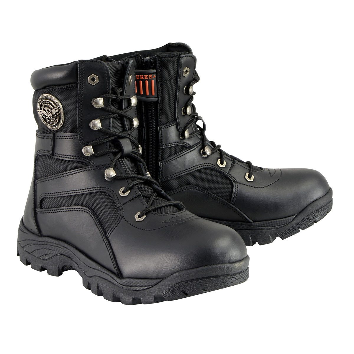 Milwaukee Leather MBM9105 Men's 9-Inch Black Tactical Lace to Toe Leather  Boots 10 - Walmart.com