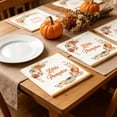 thumbnail image 5 of WWC 120 pcs Fall Tableware Set, Pumpkin and Rose Disposable Paper Napkins for 120 Guests, Thanksgiving Decor for Party Gatherings Supplies, 5 of 6