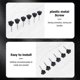 thumbnail image 4 of pcs M6 x 50 mm locking star-shaped plastic male thread knob grip, 4 of 5