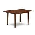 thumbnail image 4 of East West Furniture  6 Piece Dining Table Set- a Dining Room Table and 4 Kitchen Chairs with a Bench, Mahogany (Seat Option) PSML6D-MAH-LC, 4 of 5