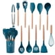 thumbnail image 1 of Juego de utensilios de cocina coloridos de 12 piezas Juego de utensilios de cocina de silicona con soporte Herramientas de cocina resistentes al calor Turner para cocinar Antiarañazos Antiad, 1 of 5