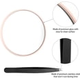 thumbnail image 3 of Wattne 20X Magnifying Mirror, 10X Small Magnifying Mirror with Suction Cup and Tweezers, As a Travel Mganifying Mirror, Compact Mirror Set for Plucking Eyebrows 3.5 Inches (Pink), 3 of 6