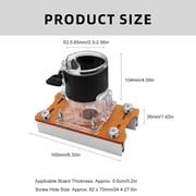 Multifunctional Router Base Wood Router Base for Chamfering & curves Cutting