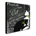 thumbnail image 3 of Trademark Fine Art "Travel With Your Cat" Canvas Art by Color Bakery, 3 of 4