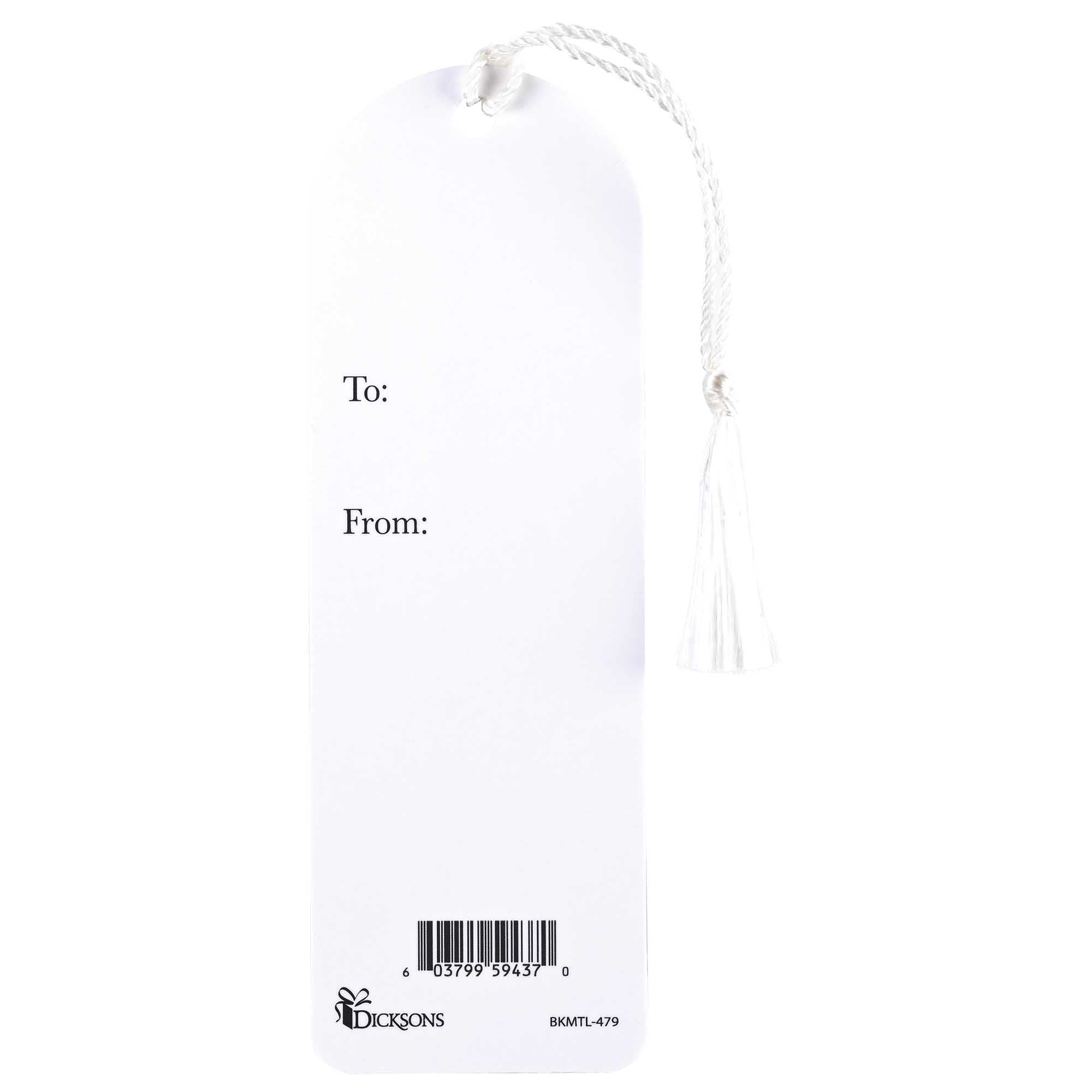Dicksons BKMTL-479 Let Your Light Shine Purple 2 x 6 Inch Paper and Tassel Place Keeper Bookmark Pack of 12