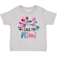 thumbnail image 3 of Inktastic I Love My Mimi Pink and Blue Fox with Hearts Boys or Girls Baby T-Shirt, 3 of 5