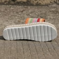 thumbnail image 5 of Women's New Summer Plus-size Striped Fashion Trend One Slippers Sandals Sandals for Women Multicolor 42, 5 of 8