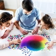 thumbnail image 3 of Gradient Puzzle Color Changing Puzzle Circle Puzzle Jigsaw Puzzle Rainbow Challenging Puzzle Hard For Adults 1000 Piece, 3 of 5