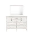 thumbnail image 5 of New Classic Furniture Andover Wood Dresser with Mirror in White, 5 of 5