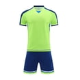 thumbnail image 4 of Cethrio Boys Athletic Outfit Sets Size 10-12, Short Sleeve 2 Piece Breathable Sports Kids Summer Clothing Sets Green Size 10, 4 of 4
