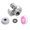thumbnail image 5 of 40 Degree Adjustable Faucet Angled Curved Foot Wall Mounted Faucet Tap Adapter Bathroom Faucets Home Improvement, 5 of 5
