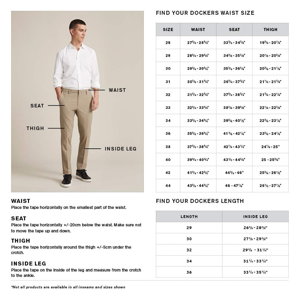 Dockers Men s Athletic Fit Signature Khaki Lux Cotton Stretch Pants Black 33W x 30L Walmart