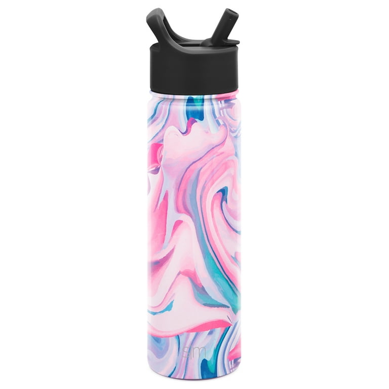  Aesthetic Square Water Bottle Fashion Minimalist Trendy To Go  Travel (Brown) : Sports & Outdoors