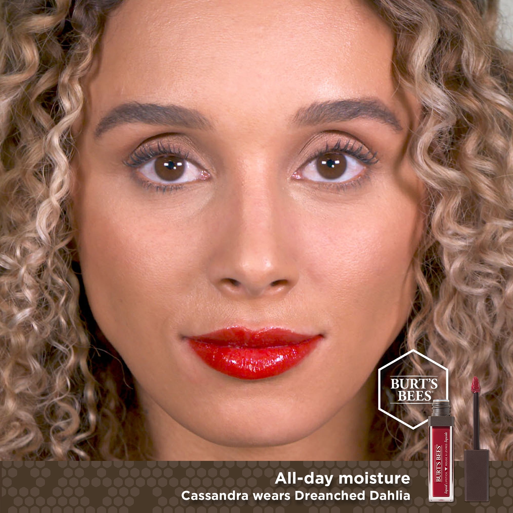 Burt's Bees 100% Natural Moisturizing Liquid Lipstick, Drenched Dahlia - 1 Tube