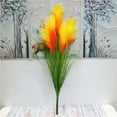 thumbnail image 4 of Famyfamy mulation Flower 5 Forks Reed Artificial Flower Living Room Flower Home Furnishings Decor Wedding Flowers, 4 of 18