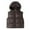 Coffee, variant on Krdevn Boys Down Vest with Hood Warm Padded Quilted for Kids Winter Outdoor Activities,Fall Clothes,Size:13-14 Years