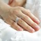 thumbnail image 5 of Eterno Apilable Anillo de compromiso Aniversario de boda Señoras, 5 of 6
