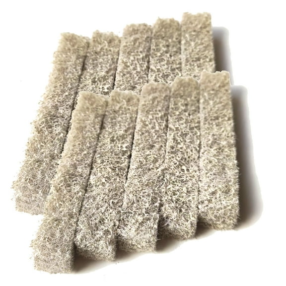 Qzbhct 10 Pack Ammonia Reducer Filter Pads for Aqueon Quietflow LED Pro Model 20 and 75, Fish Tank Replacement Filter Pads for Aquarium Water Filtration