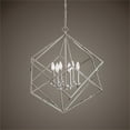 thumbnail image 3 of Bowery Hill Contemporary 6 Light Cube Pendant Light in Nickel, 3 of 6