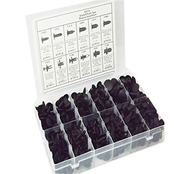 330Pcs Push Retainer Clips Kit Automotive Push Pins Retainers Assortment Fit for Honda GM Ford Toyota Fits select: 2012 ,2014 HONDA CIVIC LX