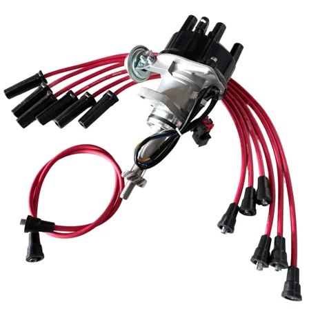 Distributor   Ignition Wire Set   8 Spark Plugs For Chevy 305 350 400 GMC BL15Y