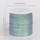 thumbnail image 4 of Pequeño rollo de hilo de color mágico de 36912 hebras tejidas a mano para pulseras, collares y cordones de loto, 4 of 5