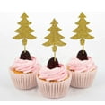 thumbnail image 1 of Darling Souvenir, Christmas Tree Cupcake Toppers, Dessert Decorations - Pack Of 20, 1 of 6