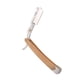 thumbnail image 4 of Juego de navajas de afeitar clásicas con mango de madera, bolsa de almacenamiento de PU y 10 hojas de repuesto, ideal para un afeitado preciso y cómodo., 4 of 7