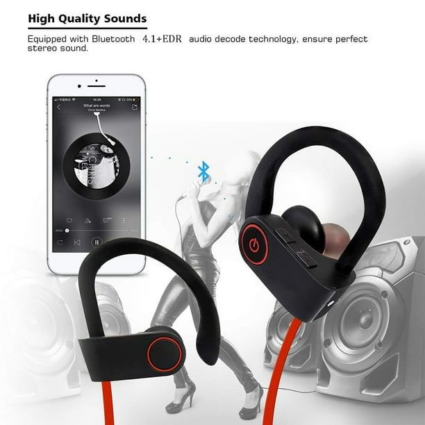 Ear Headphones Wireless Bluetooth Earphones With Microphone
