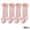 4 Pieces Of Pink, variant on 4 Pack ‌Toddler Knee High Socks Baby Girls Long Tube Mesh Socks Frilly Ruffle Dress Socks 0-3Y