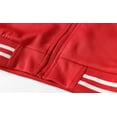 thumbnail image 6 of LittleSpring Big Boys Lightweight Red Bomber Jacket Zip Up Size 10-12, 6 of 6