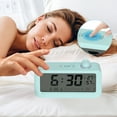 thumbnail image 3 of Unique Bargains Triple Digital Alarm Clock Snooze for Deep Sleepers Green, 3 of 6