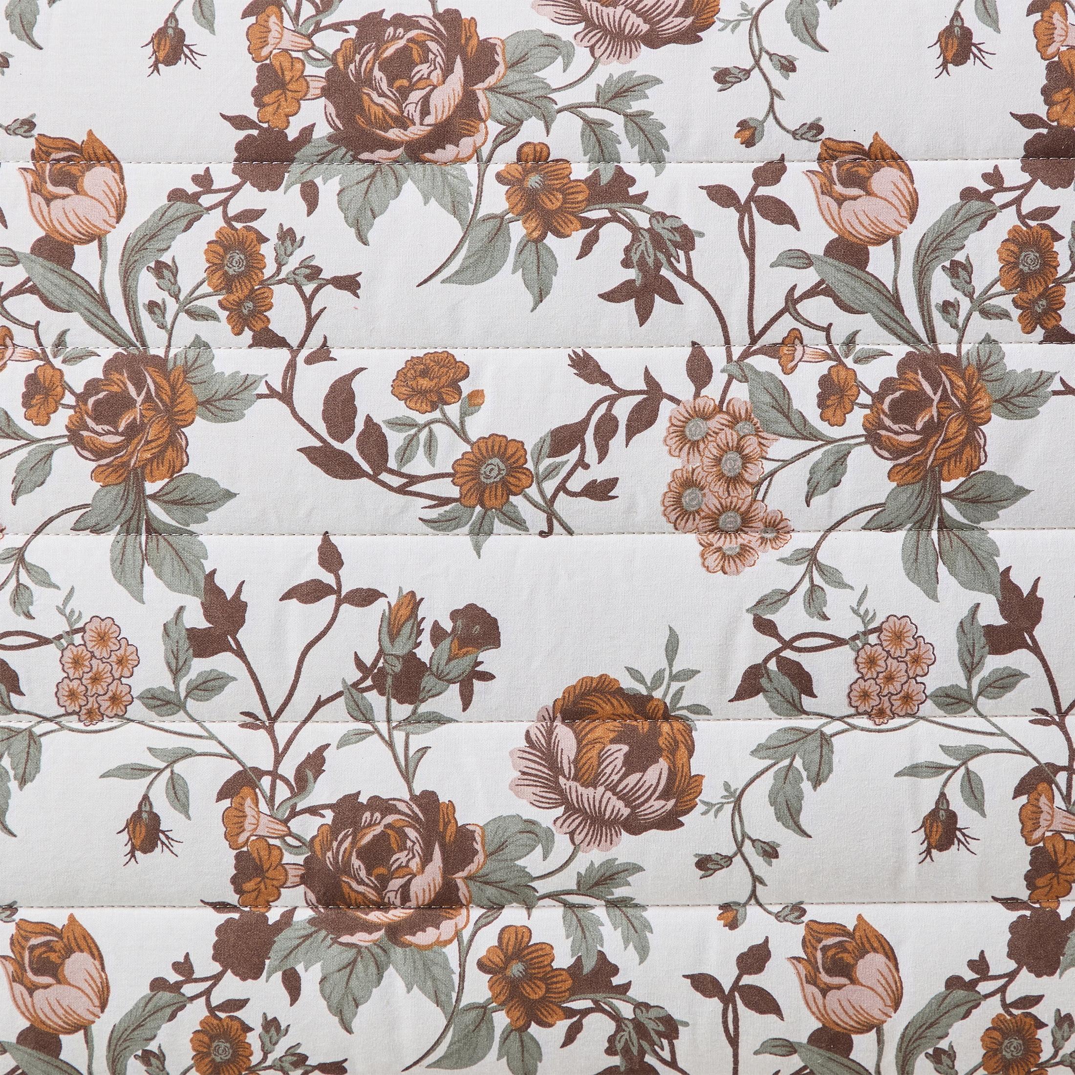 My Texas House Multicolor Floral 3-Piece Cotton Quilt Set, Full/Queen