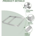 thumbnail image 4 of Adjustable Mousse Ring For Baking Stainless Steel Rectangle Shaped Cake Mold Different Size Cookie Cutter 10-20 Inch - Send Goods From Local Warehous, 4 of 5