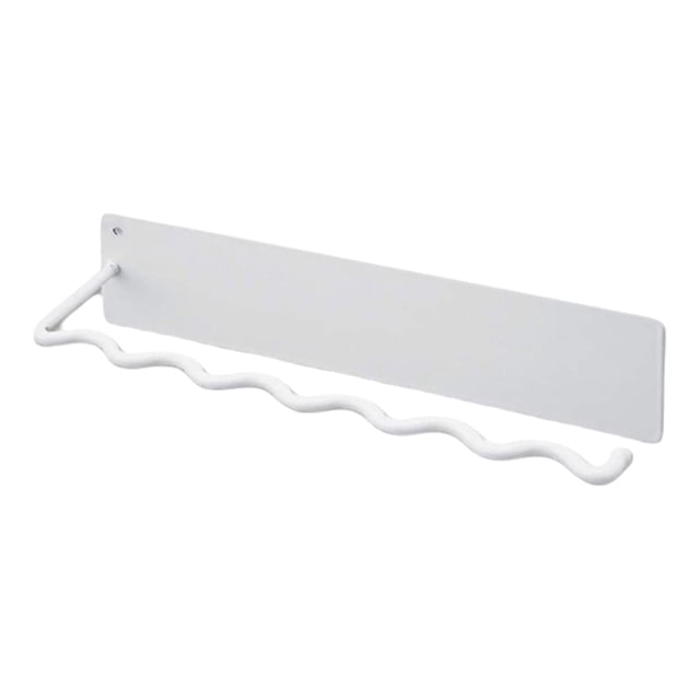 Magnetic Paper Towel Holder, No Drill Kitchen Paper Towel Holder for Refrigerator, Space Saving Bathroom Tissue Holder, Wave Shape Wall Mount Towel Rack for Kitchen, Bathroom and RV
