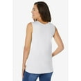 thumbnail image 2 of Woman Within Plus Size Perfect Scoopneck Tank (Petite Available), 2 of 5