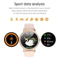 thumbnail image 3 of Reloj inteligente Irfora Reloj inteligente femenino GW25 Pantalla táctil completa TFT de 1.28 pulgadas BT5.0 IP67 Monitor de sueño / frecuencia cardíaca / presión arterial Modo deportivo múltiple Mens Irfora Reloj inteligente, 3 of 7