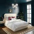 thumbnail image 4 of TOV Furniture Briella Velvet Upholstered Platform Bed, 4 of 6