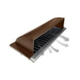 thumbnail image 3 of Prima Decorative Hardware Floor Vent Air Deflector / Diverter 4"x10" - Dome Design Heavy Duty Cast Aluminum Brown - Pack of 2, 3 of 9
