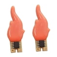 thumbnail image 4 of DOLITY Candelabra Lamps Creative Portable Gifts Decorative Small Flame Design Light Bul Pink, 4 of 9