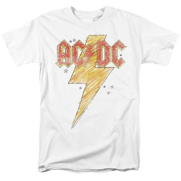 ACDC Sketch Bolt Unisex Adult T Shirt For Men And Women