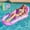 Pink, variant on Syncfun Pool Lounge Float Adult, Inflatable Pool Floats Lounger Raft Floaties Water Floating Recliner Chair with Cup Holders Foot Rest Swimming Pool Floaty