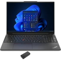 Lenovo ThinkPad E16 GEN 1 Home/Business Laptop (AMD Ryzen 7 7730U 8-Core, 16.0in 60 Hz Wide UXGA (1920x1200), AMD Radeon, 24GB RAM, 512GB PCIe SSD, Wifi, Webcam, Win 10 Pro) with USB-C Dock