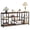 Brown Black, variant on Fnova 70.9" Extra Long Industrial Console Table, 3-Tier Narrow Entryway Table with Storage Shelves, Sturdy Sofa Table for Living Room, Hallway