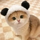 thumbnail image 4 of Pet Cats Dog Costume Hat, Cute Cubby Shape Cozy Cats Headband Decorative Cap For Small Medium Cats And Dogs,, 4 of 6