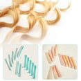 thumbnail image 4 of Ensemble de 12 Rouleaux à Cheveux Rouges et Jaunes en ABS avec Bandes pour Tiges de Permanente - Taille 9cm x 0.9cm, Adapté aux Cheveux Secs et Mouillés, Crée des Boucles Élastiques Temporaires, Facile à Utiliser pour la Maison et le Salon, Qualité Durable et Robuste, 4 of 7